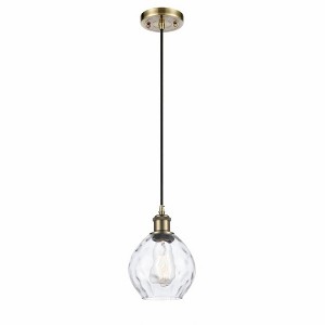 Waverly - 1 Light Cord Hung Mini Pendant In Industrial Style-9 Inches Tall and 6 Inches Wide - 1 of 1