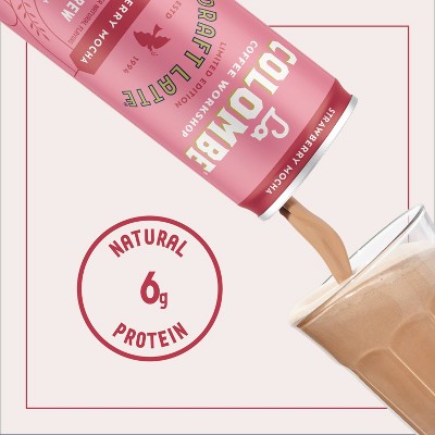 La Colombe Strawberry Mocha Draft Latte Coffee Drink - 4pk/9 fl oz Cans