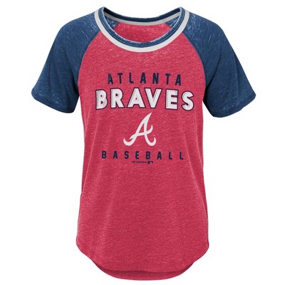 girls atlanta braves shirt