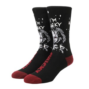 Chucky UV Color Change Hi I'm Chucky Men's Black Athletic Crew Socks - 1 of 4