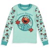 Sesame Street Elmo Pajamas Toddler Boys' Sweet Dreams Tight Fit Sleep Set Multicolored - 4 of 4