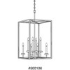 Progress Lighting, Palacio, 8-Light Pendant, Vintage Gold, Faux White Marble Shade - 2 of 2