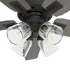 Hunter Fans 52" Gatlinburg Lighted Ceiling Fan Matte Black Finish with 5 Blades and LED Light Kit for Indoor Use - 3 of 4