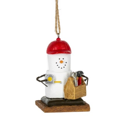 Ganz S'mores Resin Holiday Ornament, DIY Snowman