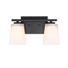 Millennium Lighting 2 - Light Vanity in  Matte Black - 4 of 4