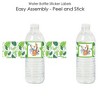 Big Dot of Happiness Jungle Party Animals - Safari Zoo Animal Birthday Party or Baby Shower Water Bottle Sticker Labels - Set of 20 - 2 of 4