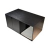 BDELITE Cat Litter Box Enclosure Hidden Furniture (Scratch Pad Included) - 35.83" x 20.47" x 17.05", Black - 2 of 4