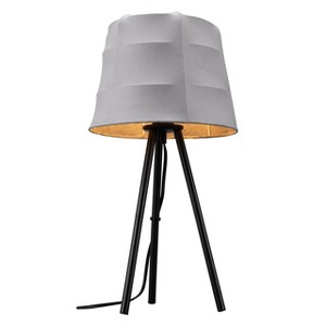 Zuo Mozzi Table Lamp Gray & Black - 1 of 4