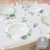 Big Dot of Happiness Boho Botanical - Greenery Party Paper Charger and Table Decorations - Chargerific Kit - Place Setting for 8 - 2 of 4