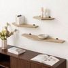 MH London Force 36" Set of 3 Wall Mounted Shelves Mango Wood - 2 of 4
