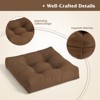 Tangkula Set of 6 21" x 21" Chair Seat Cushion Pads Patio - 3 of 4