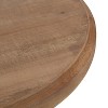 Kate and Laurel Wixley Round MDF Side Table, 18x18x25, Brown and Gray - 3 of 4