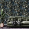 Holden Masoala Forest Navy Non-Woven Wallpaper: Mid-Century Modern Botanical, Non-Pasted, Strippable, Washable, 56 Sq Ft Coverage - image 4 of 4