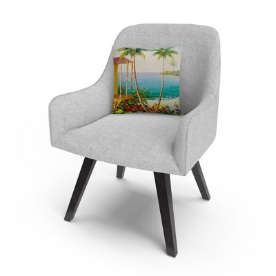 Rio Key West Villa 16" Square Polyester Throw Pillow