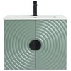 Pellabay Modern Bathroom Vanity with Fluted Circular Doors - Sink Included - 4 of 4