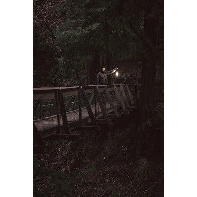 Classic Red 9" LED Oil Lantern Design with Dimmer Switch