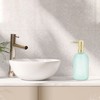 Unique Bargains Durable Cylinder Frosted Soap Dispenser 1 Pc - 2 of 4