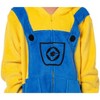 Despicable Me Boys' Bob The Minion Hooded Footless Union Suit Pajama Yellow - 3 of 4