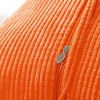 REGALWOVEN Corduroy Classical Modern Soft Solid Pillow Covers for Couch Sofa Home Bedroom 18 x 18 Inch 2 Pcs - 3 of 4