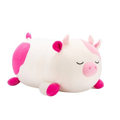 Squishmallows 18" Large Plush Caedyn Pink Spotted Cow Sleepamallows