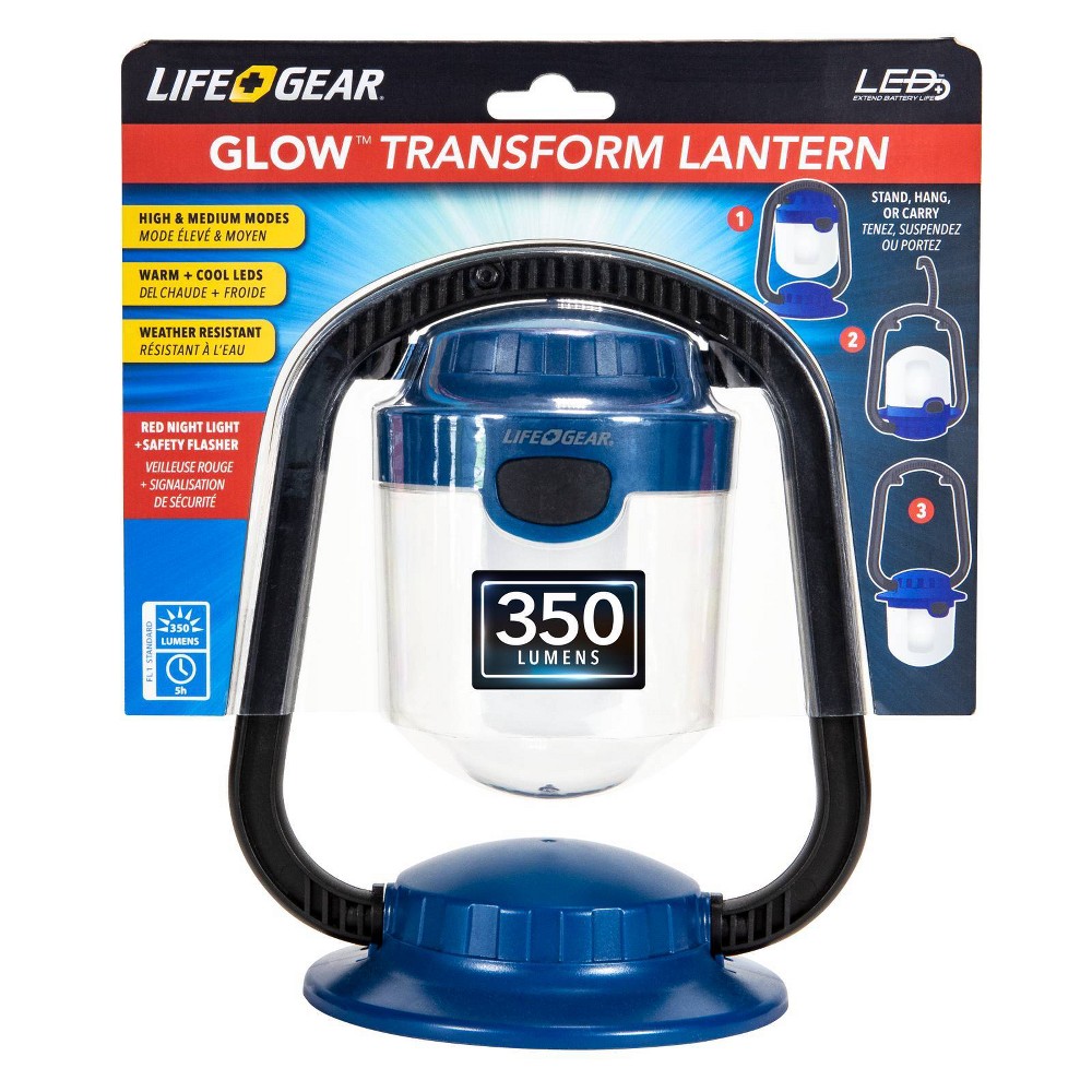 Photos - Spotlight Life + Gear Multi-Function Glow Transform Lantern - Blue