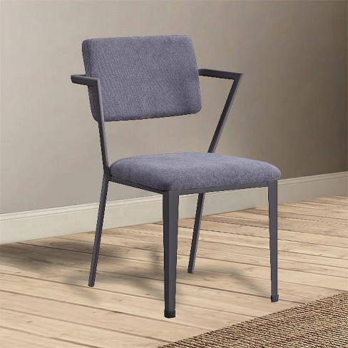 Gunmetal discount dining chairs