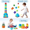 Nesting and Stacking Cups with Shape Sorter, Sorting Game for Toddlers Ages 1-3 - 2 of 4