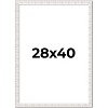 PosterPalooza | Sculpted White Picture Frame - UV Acrylic, Foam Board Backing, Hanging Hardware - 2 of 4