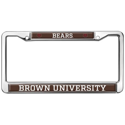Brown University Bears Full Size Standard License Plate Metal Frame