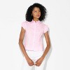 Women's Puff Sleeve Button-Down Shirt - Wild Fable™ - 2 of 3