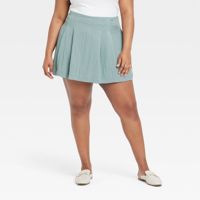 Women's High-Rise Pleated Skort - A New Day™