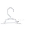 (5 pack) Extra Large Clothing Hangers, 3 Pack, Adult, White, Heavy Duty Durable Plastic - 4 of 4