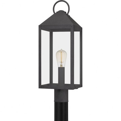 Quoizel Lighting Thorpe 1 - Light Post Light in  Mottled Black