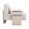 Syemin Decorative Chair, Contemporary Style, With Upholstered Seat, Suitable for Indoor and Outdoor Use, Beige, 48"*38"*32.3" - 2 of 4