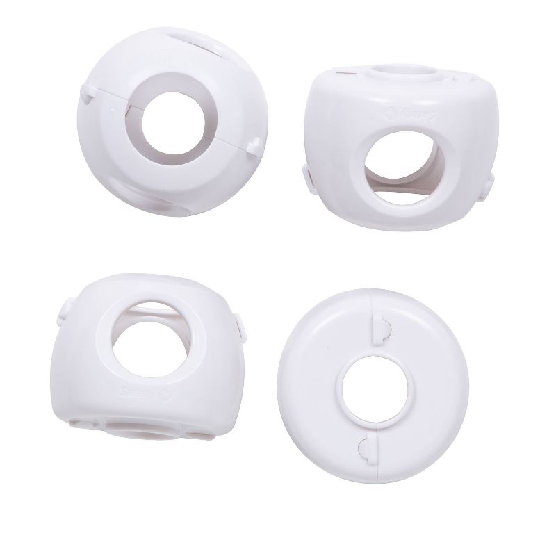 Safety 1st Parent Grip Door Knob Covers 4pk - White, 3 of 6
