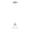 Livex Lighting Moreland 1 - Light Pendant in  Brushed Nickel - 3 of 4