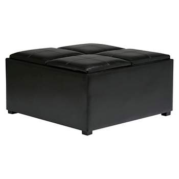 Franklin Square Coffee Table Storage Ottoman and benches - WyndenHall