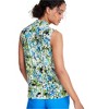 Kasper Womens Floral Knot Front Sleeveless Blouse Top - 2 of 2