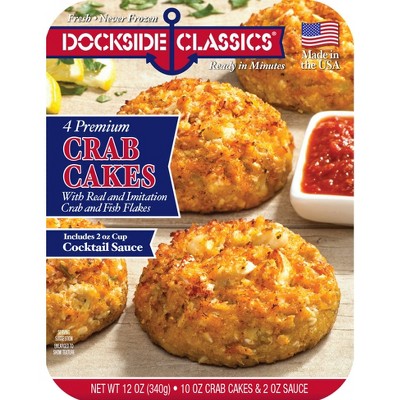 Dockside Classics Crab Cakes - 12oz/4ct