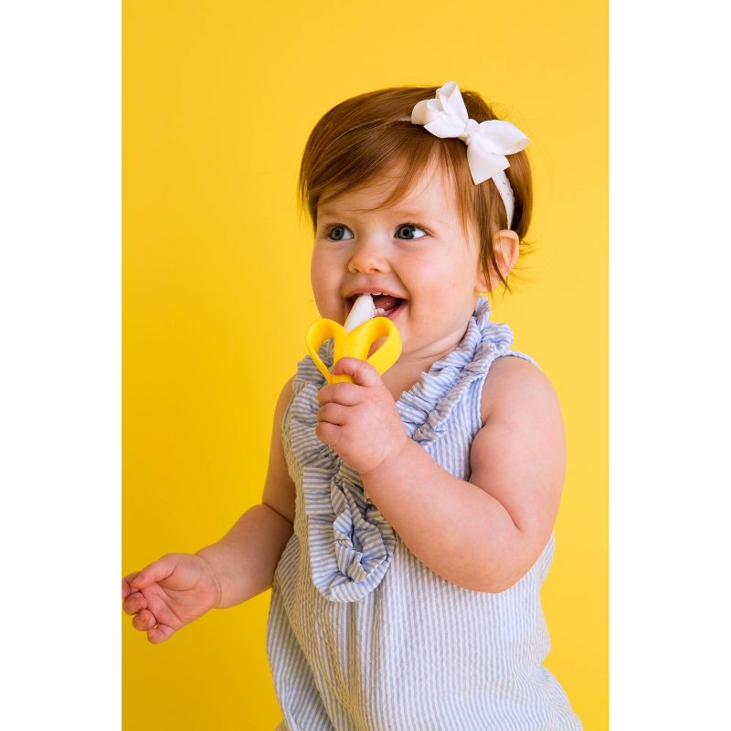 Baby Banana Infant Teething Toothbrush, 5 of 12