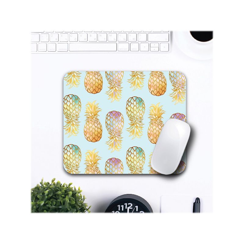 OTM Essentials Gold Pineapple Mouse Pad Blue/Yellow (OP-MH2-Z089A), 2 of 3