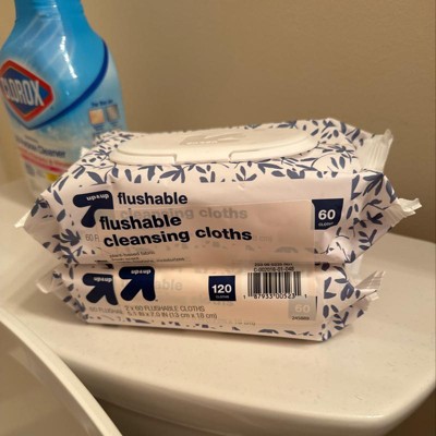 Flushable Cleaning Cloths Fresh Scent 4pk 60ct Up Up Target