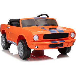 24V 2 Seater Ride on Car, Battery Powered Ride on Toys for Kids with Remote Control, Safety Belt, 2 Speeds, LED Lights - 1 of 4