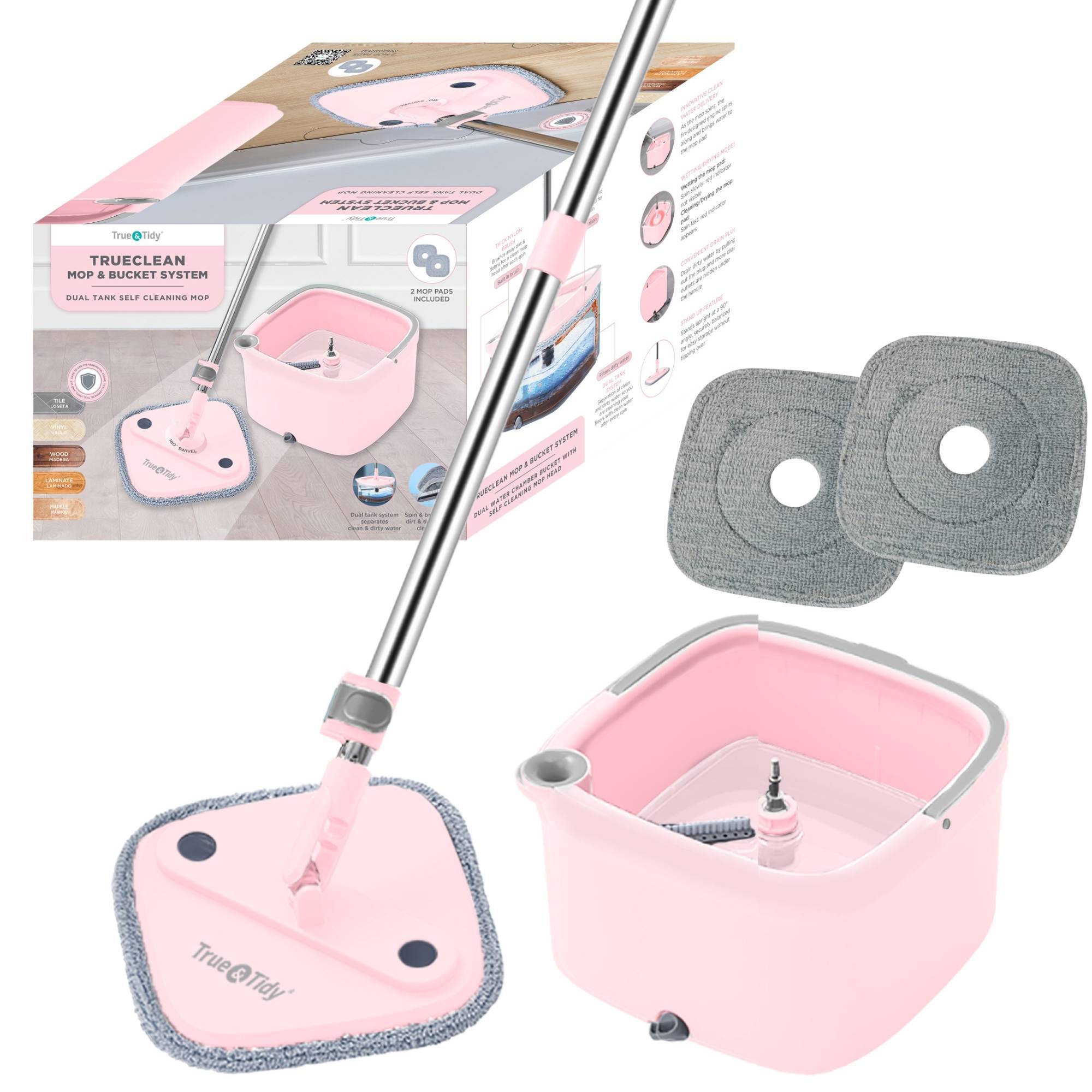 Spin Mop and Bucket System