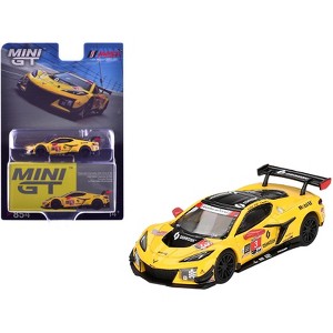 Chevrolet Corvette Z06 GT3.R #3 "Corvette Racing by Pratt Miller Motorsports" IMSA 1/64 Diecast Model Car by Mini GT - 1 of 4