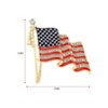 Anna-Kaci Crystal Rhinestone 4th of July American USA Flag Patriotic Pin Brooch - 2 of 4
