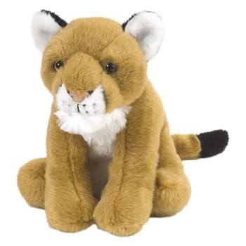 Wild Republic Cuddlekins Mini Mountain Lion Stuffed Animal, 8 Inches