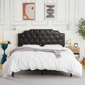 Upholstered Bed Frame Platform - 1 of 4