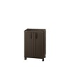 Resin Rattan Compact Cabinet Brown - Inval: Adjustable Shelves, Lockable Handles, HDPE Material - 4 of 4