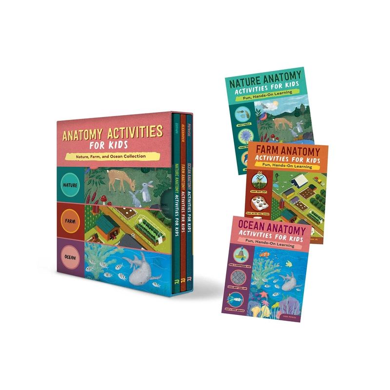 The Anatomy Collection for Kids Box Set - (Anatomy Activities for Kids) by  Rockridge Press (Paperback), 1 of 2